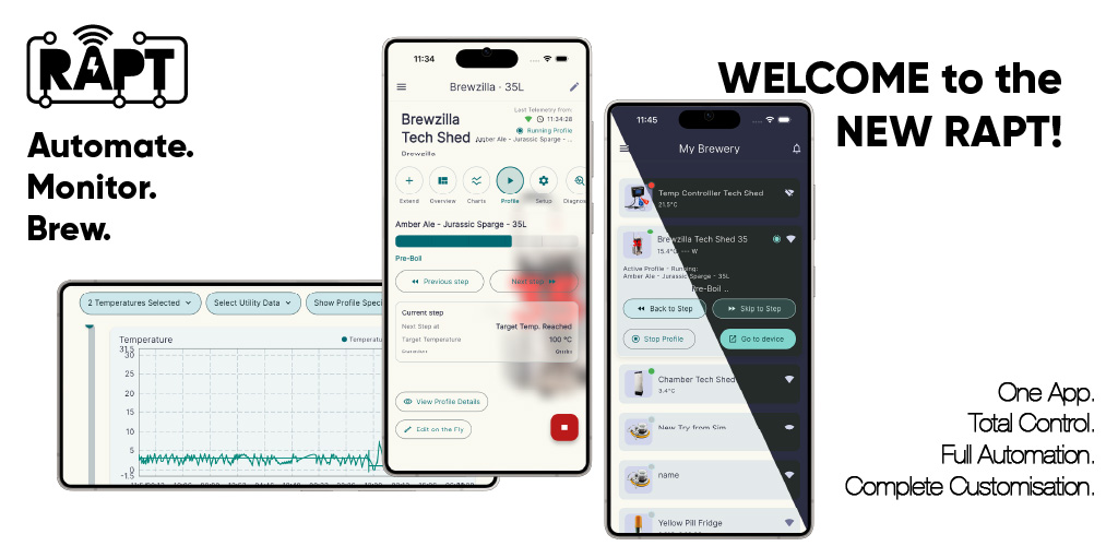 Welcome to the new RAPT app